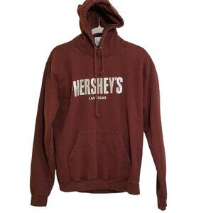 Vintage Y2K Hershey Hoodie Sweatshirt Med Chocolate Las Vegas Sweater Unisex
